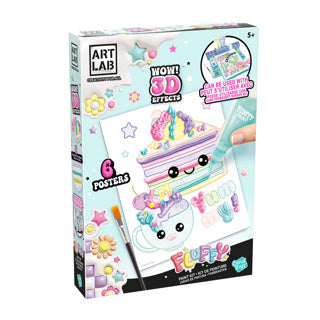 Fluffy schilder set | 2 stuks