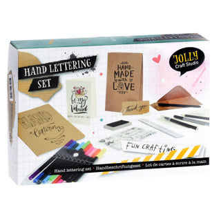Merkloos sans marque hand lettering starterset
