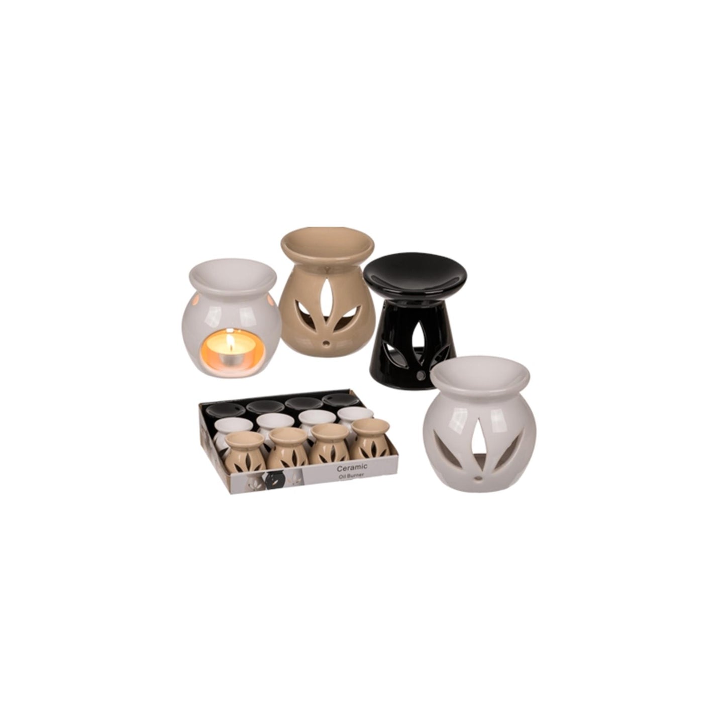 Out of the blue oliebrander keramiek 8x8cm