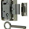 Mack 1015914 - 1 oplegmeubelslot vernikkeld 25mm | 5 stuks