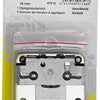 Mack 1013606 - 1 oplegmeubelslot vernikkeld 35mm | 5 stuks