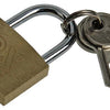 Mack 1014072 - hangslot met cilinder messing 25 mm | 10 stuks