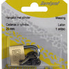 Mack 1014072 - hangslot met cilinder messing 25 mm | 10 stuks
