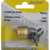 Mack 1014071 - hangslot met cilinder messing 20 mm | 10 stuks
