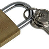 Mack 1014073 - hangslot met cilinder messing 30 mm | 10 stuks