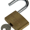 Mack 1014073 - hangslot met cilinder messing 30 mm | 10 stuks
