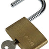 Mack 1014074 - hangslot met cilinder messing 40 mm | 10 stuks