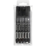 Https: www.cchobby.nl permanente-markers-lijndikte-2x0-6-2x0-8-1-3-mm-zwart-5-stuk-1-doos - afbeelding 2
