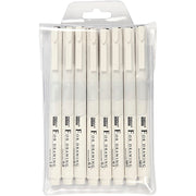Https: www.cchobby.nl fineliners-lijndikte-0-03-0-05-0-1-0-2-0-3-0-5-0-8-1-0-mm-zwart-8-stuk-1-doos - afbeelding 2