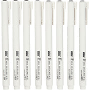 Https: www.cchobby.nl fineliners-lijndikte-0-03-0-05-0-1-0-2-0-3-0-5-0-8-1-0-mm-zwart-8-stuk-1-doos - afbeelding 1