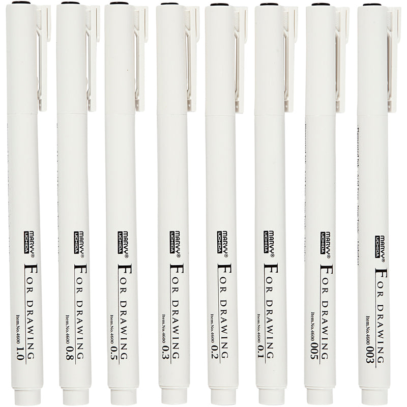 Https: www.cchobby.nl fineliners-lijndikte-0-03-0-05-0-1-0-2-0-3-0-5-0-8-1-0-mm-zwart-8-stuk-1-doos