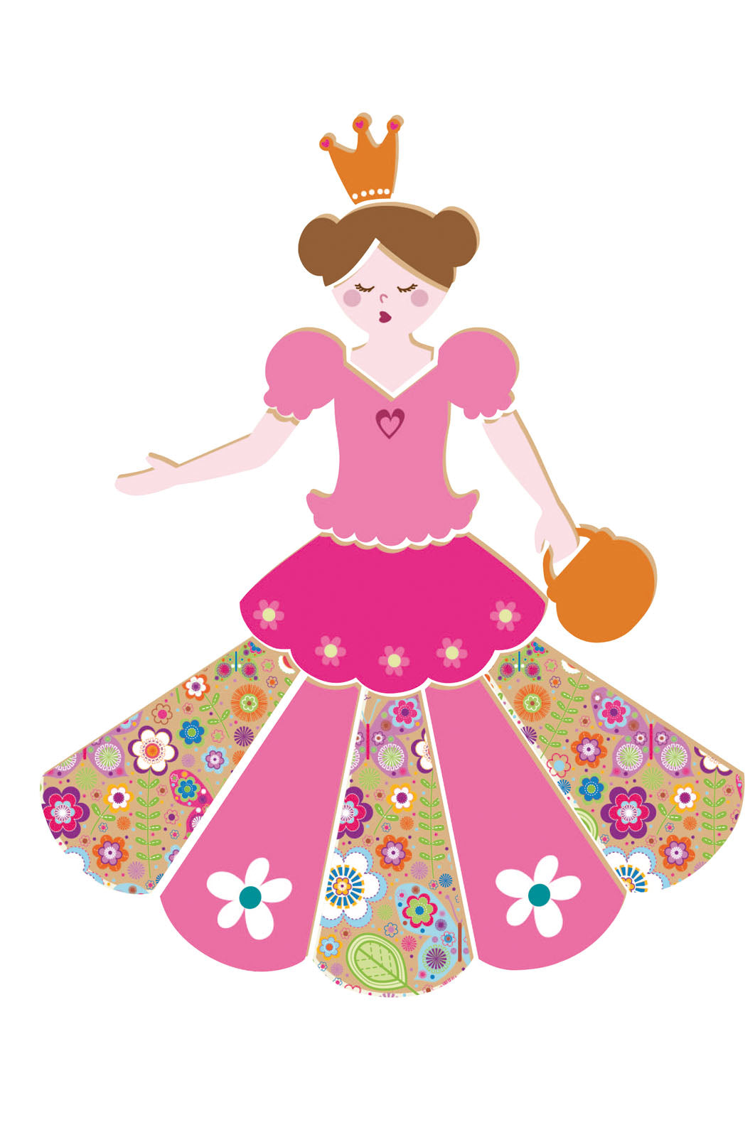 Vaessen creative • mdf xxl prinses 4mm