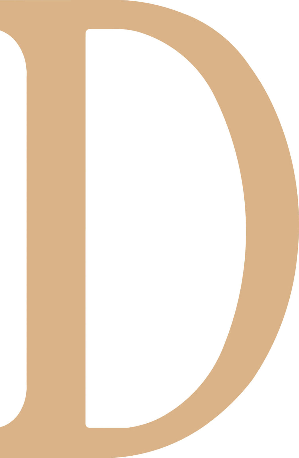 Vaessen creative • mdf letter d 21,8cm