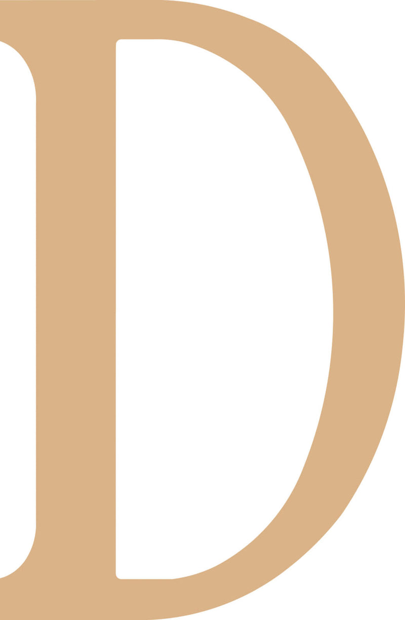 Vaessen creative • mdf letter d 21,8cm