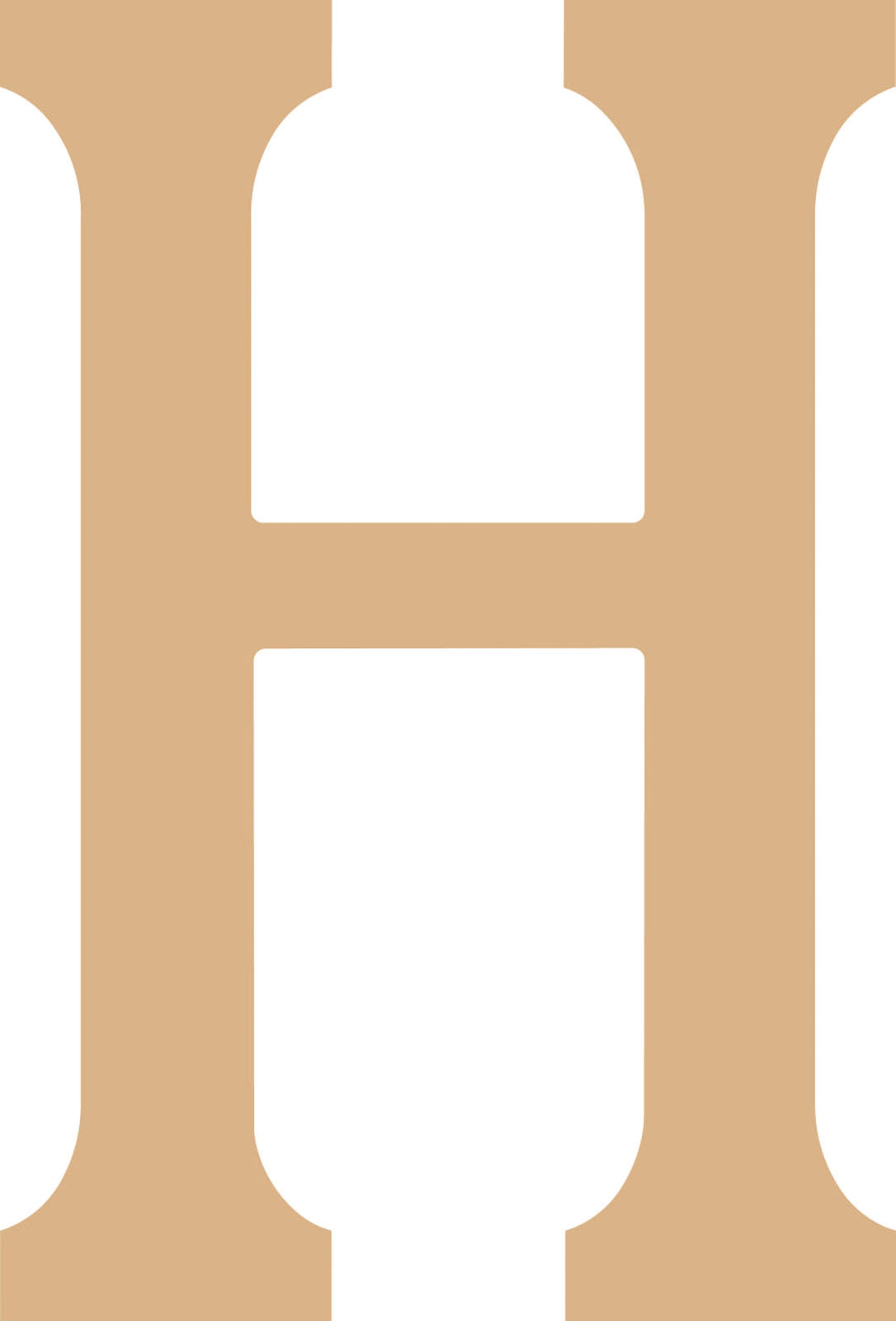 Vaessen creative • mdf letter h 21,8cm