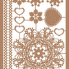 Vaessen creative • kraftliner brown a5 lace