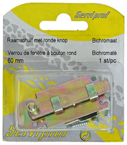 Mack 1014263 - raamschuif met ronde knop, bichromaat a 60 - b 10 mm | 5 stuks - afbeelding 2