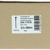 1015643 - doos 5 kg. nagels platte kop 3,0x50 mm | 3 stuks