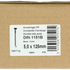 1015655 - doos 5 kg. nagels platte kop 5,0x125 mm | 3 stuks