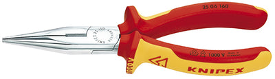 Knipex radiotang recht met zijsnijder | 160 mm | vde - 2506160