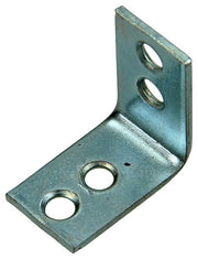 1014297 - 8 geplooide winkelhaken verzinkt 25x25x15mm | 10 stuks - afbeelding 1