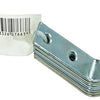 1014299 - 8 geplooide winkelhaken verzinkt 50x50x15mm | 10 stuks