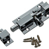 Mack 1013684 - 1 schuifgrendel messing verchroomd a 50 - b 16 mm | 5 stuks