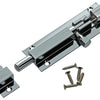 Mack 1013685 - 1 schuifgrendel messing verchroomd a 75 - b 16 mm | 5 stuks