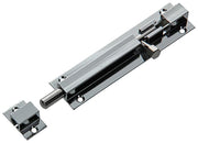 Mack 1013686 - 1 schuifgrendel messing verchroomd a 100 - b 16 mm | 5 stuks - afbeelding 1
