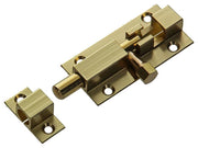 Mack 1013681 - 1 schuifgrendel messing gepolierd a 50 - b 16 mm | 5 stuks - afbeelding 1