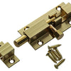 Mack 1013681 - 1 schuifgrendel messing gepolierd a 50 - b 16 mm | 5 stuks