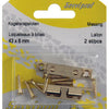 Mack 1013771 - 2 kogelsnapsloten messing h 44 x b 8 mm | 5 stuks