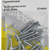Mack 1013782 - 20 rugwandschroeven ø 4,5 x 35 mm | 10 stuks