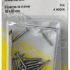 Mack 1013775 - 4 stoelwinkelhaken inox 60x60mm | 10 stuks