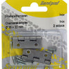 Mack 1013708 - 2 smalle scharnieren inox h 35 x b 22 mm | 5 stuks