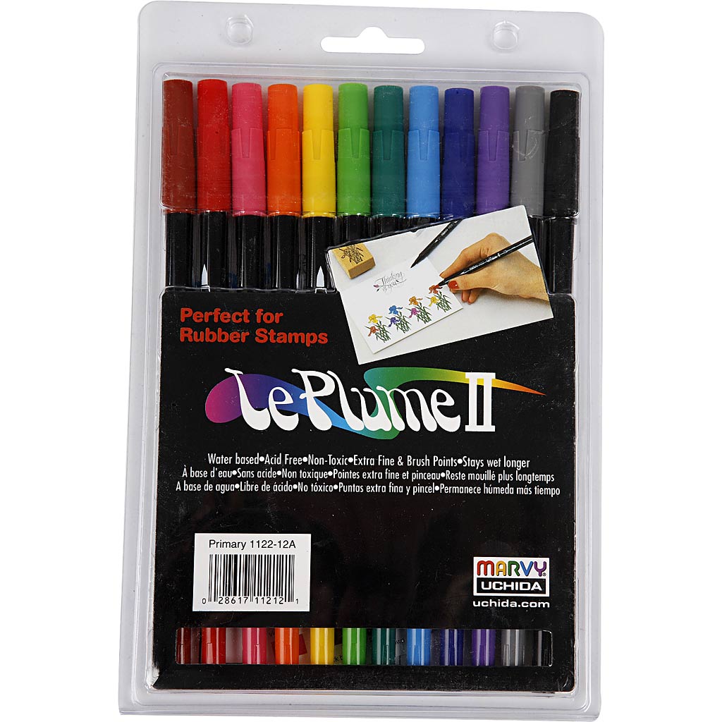 Https: www.cchobby.nl le-plume-ii-markers-sterke-kleuren-12-stuk-1-doos