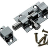 Mack 1013715 - 1 schuifgrendel messing verchroomd a 40 - b 13 mm | 5 stuks
