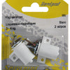 Mack 1013834 - 2 magneetsloten wit 3 - 4 kg | 5 stuks