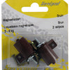 Mack 1013835 - 2 magneetsloten bruin 3 - 4 kg | 5 stuks