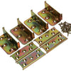 Mack 1014458 - volledige set bedverbinders gebichromateerd | 10 stuks