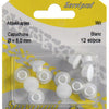 Mack 1014489 - 12 afdekkapjes wit ø 6 mm | 5 stuks
