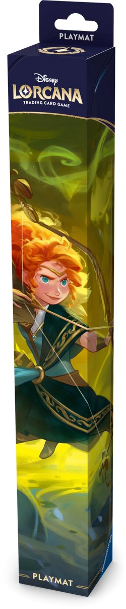 Disney lorcana : wilds unknown – playmat merida (gifted archer) | set 12