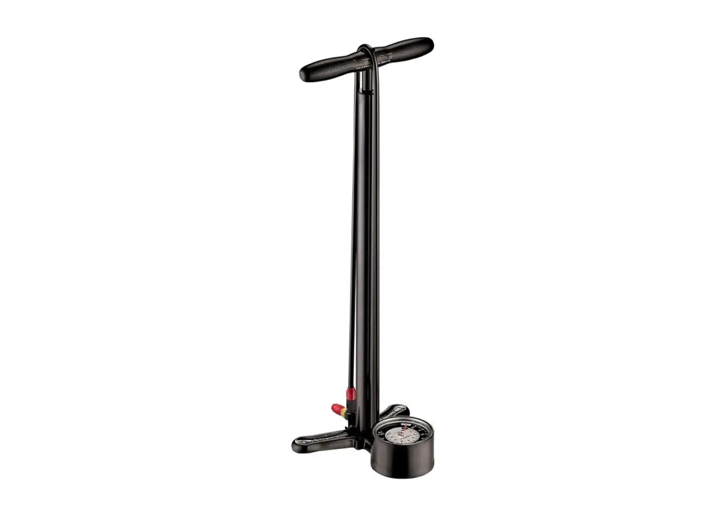 Lezyne stand pump classic floor drive - black-metallic