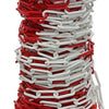 Mack 1013674 - kunststof ketting rood wit ø 6mm l 40mm 30m | 30 stuks
