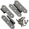 Mack 1013707 - 2 spaanse paumellen links inox h 80 - b 45 mm | 5 stuks