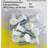 Mack 1013891 - 5 verbindingsschroev.wit 30-40mm | 10 stuks