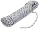 Mack 1014932 - pp gevlochten wit blauw streng5mm 20m | 5 stuks