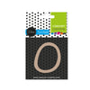 Vaessen creative • houten cijfer 0 2,5cmx3mm