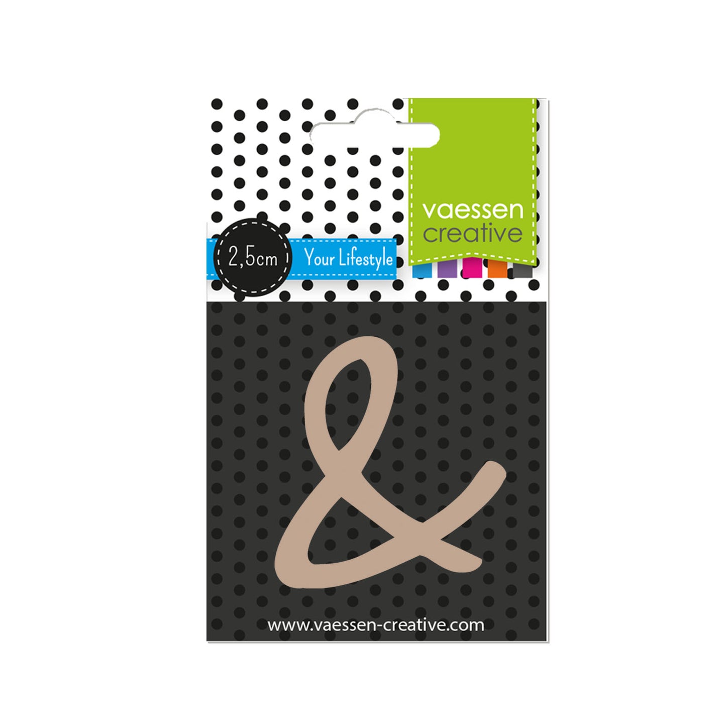 Vaessen creative • houten leesteken 2,5cmx3mm