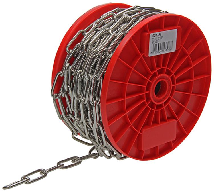 Mack 1015115 - kett. inox sch. lang din5685-1ø 4mm l 32mm 20m wwl 80 kg | 20 stuks